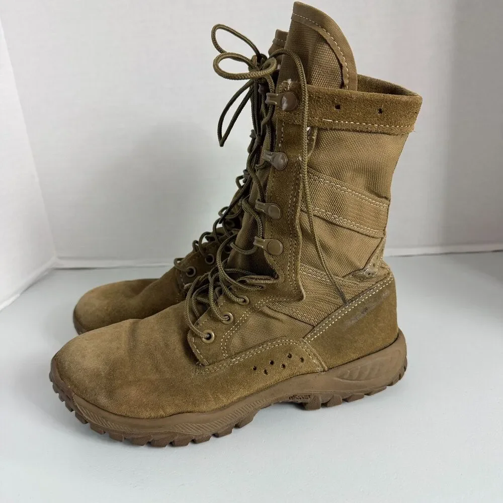 Belleville C320 Combat Boots Mens 6 W Tan Military Tactical Vibram USA